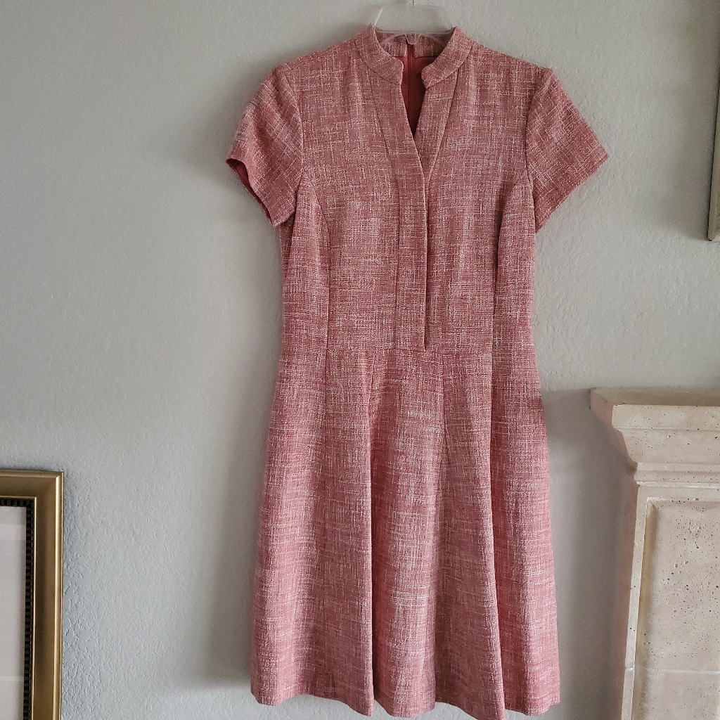 Carlisle Collection, Peach/Orange, 4 A Line Pockets, Cotton Blend